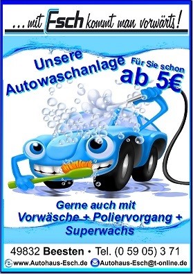 Unsere Waschanlage! Fr sie schon ab: